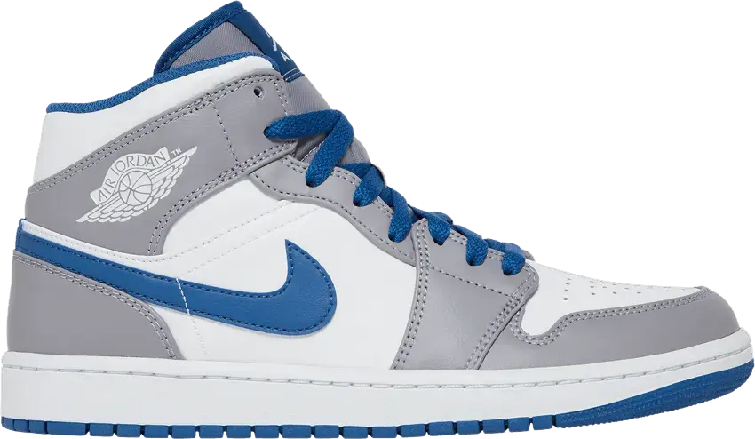  Jordan 1 Mid True Blue