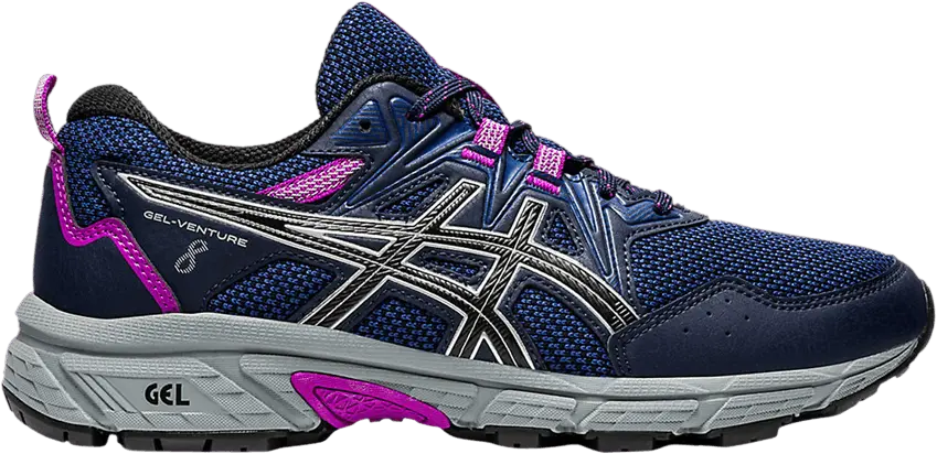  Asics Wmns Gel Venture 8 D Wide &#039;Midnight Orchid&#039;