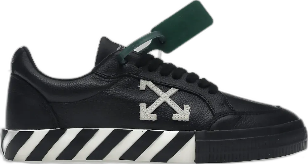  Off-White OFF-WHITE Vulc Low Leather Black White SS22