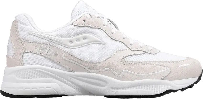  Saucony 3D Grid Hurricane White