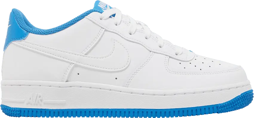  Nike Air Force 1 Low &#039;07 White Light Photo Blue (GS)