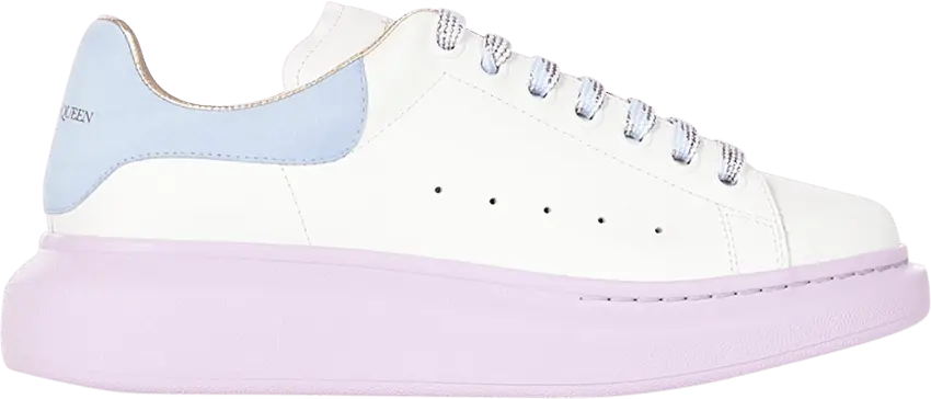  Alexander Mcqueen Alexander McQueen Wmns Oversized Sneaker &#039;White Blue Lilac&#039;