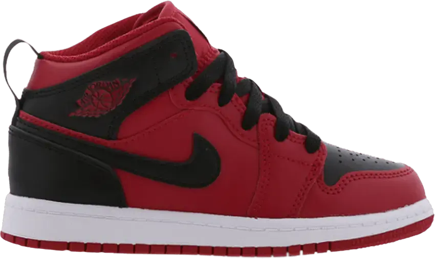  Jordan 1 Mid Reverse Bred (PS)