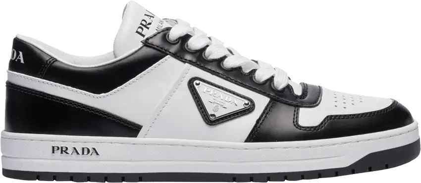  Prada Wmns Downtown Leather &#039;Black White&#039;