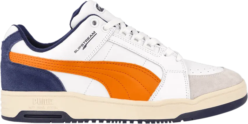  Puma Slipstream Low Retro White Vibrant Orange