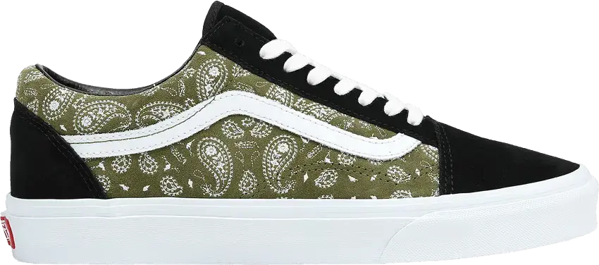  Vans Old Skool &#039;Paisley - Black Olive&#039;