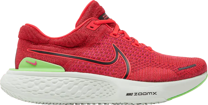  Nike ZoomX Invincible Run Flyknit 2 Siren Red Green Strike