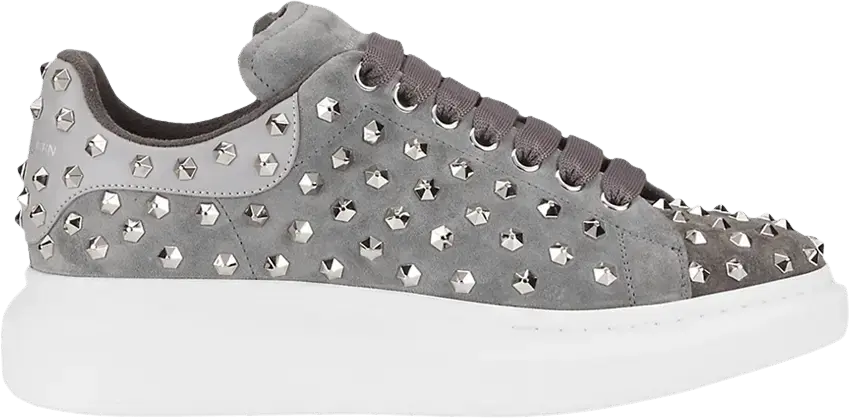  Alexander Mcqueen Alexander McQueen Oversized Spiked Sneaker &#039;Grey&#039;