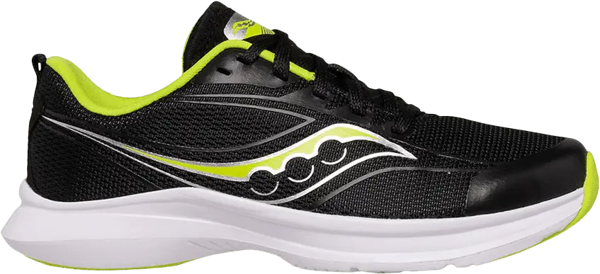  Saucony Kinvara 13 Big Kid &#039;Black Lime&#039;