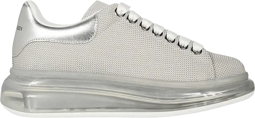  Alexander Mcqueen Alexander McQueen Wmns Oversized Sneaker &#039;Transparent Sole - Silver&#039;