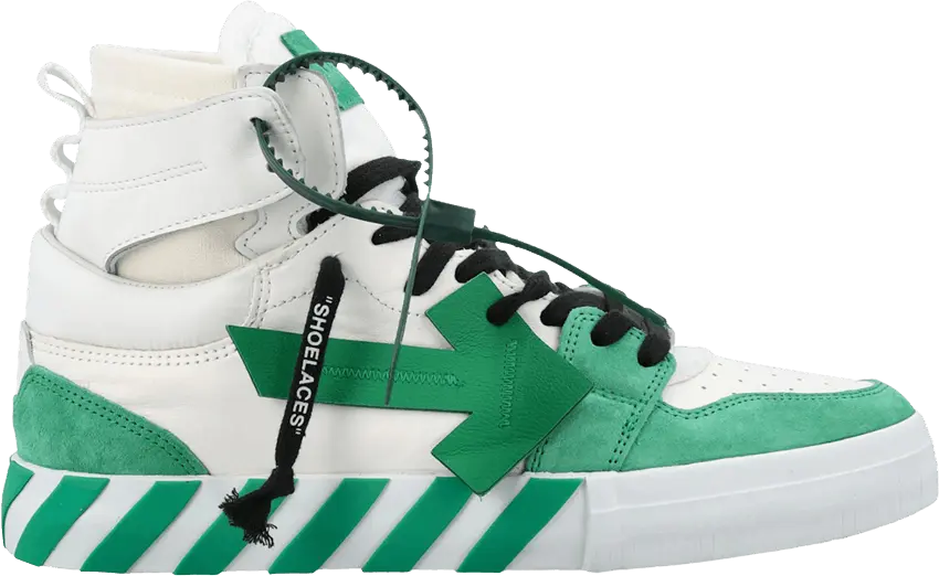  Off-White Vulc Sneaker High &#039;White Green Black&#039;