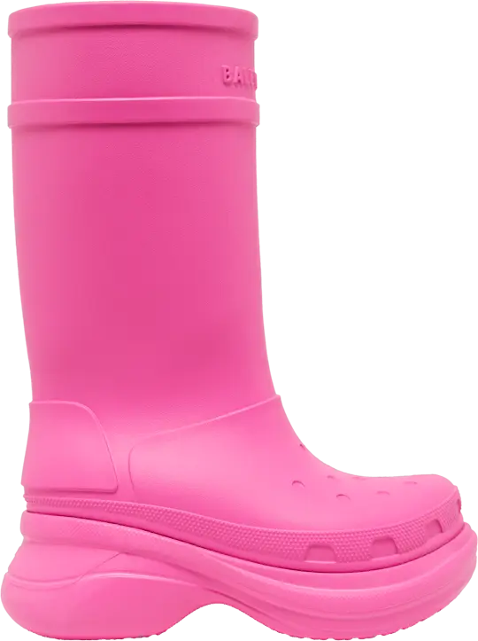  Crocs x Balenciaga Wmns Clog Boot 2.0 &#039;Pink&#039;