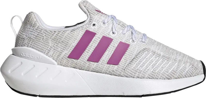  Adidas Swift Run 22 J &#039;White Semi Pulse Lilac&#039;