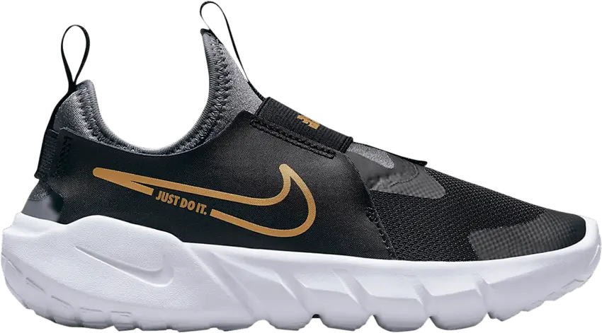  Nike Flex Runner 2 PS &#039;Black Metallic Gold&#039;