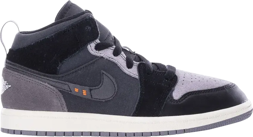  Jordan 1 Mid SE Craft Inside Out Black (PS)