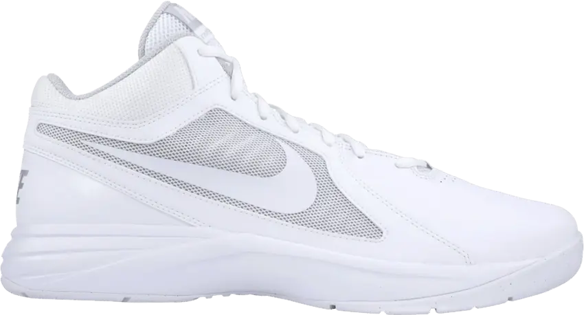  Nike The Overplay 8 &#039;White Metallic Silver&#039;