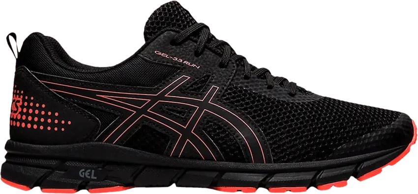  Asics Gel 33 &#039;Black Flash Coral&#039;