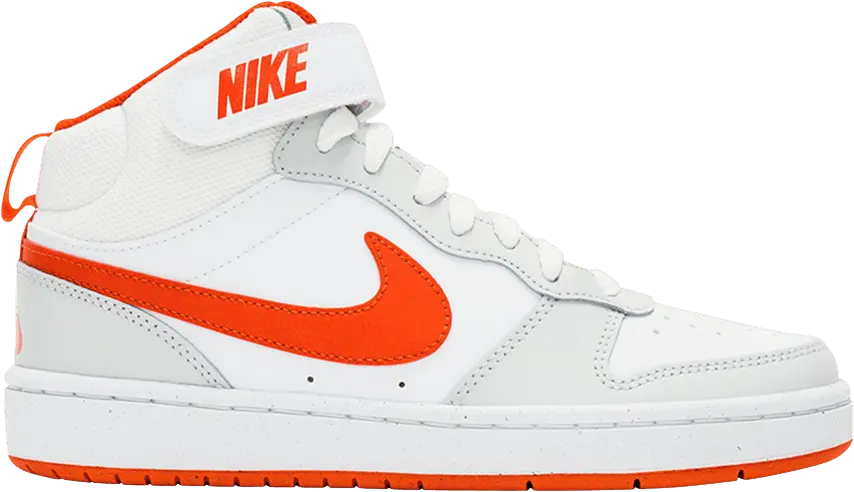  Nike Court Borough Mid 2 GS &#039;Photon Dust Team Orange&#039;