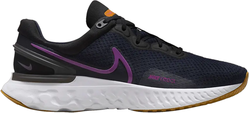  Nike React Miler 3 &#039;Blackened Blue Vivid Purple&#039;