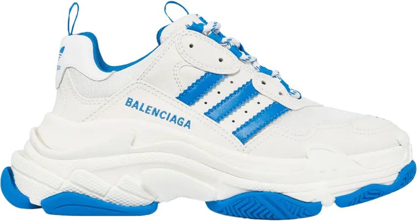  Adidas x Balenciaga Wmns Triple S Sneaker &#039;White Blue&#039;