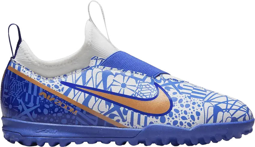  Nike Zoom Mercurial Vapor 15 Academy CR7 TF GS &#039;Azulejo&#039;