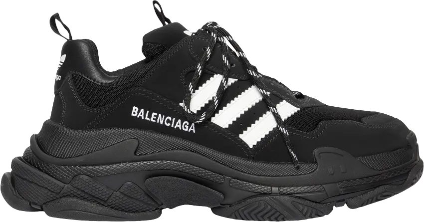  Adidas x Balenciaga Wmns Triple S Sneaker &#039;Black&#039;