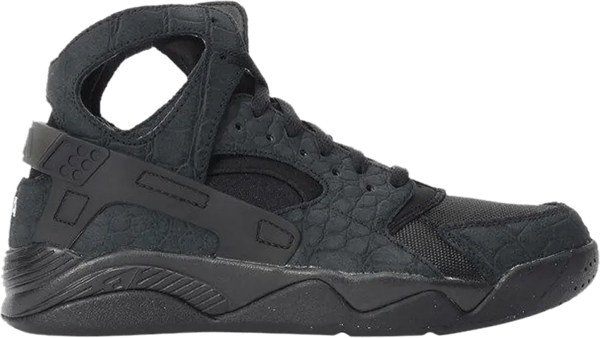  Nike Air Flight Huarache &#039;Black Croc Suede&#039;