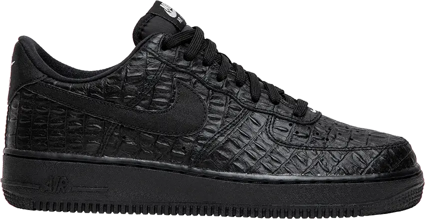  Nike Air Force 1 Low &#039;07 LV8 &#039;Black Croc&#039;