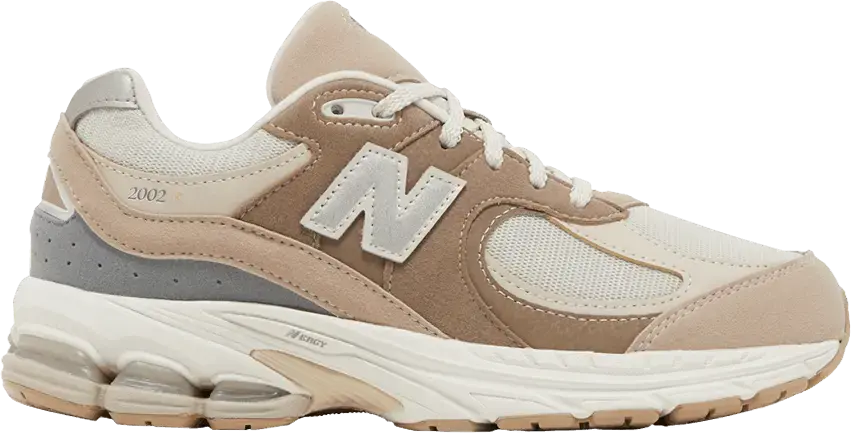  New Balance 2002R Big Kid Wide &#039;Timberwolf Mushroom&#039;