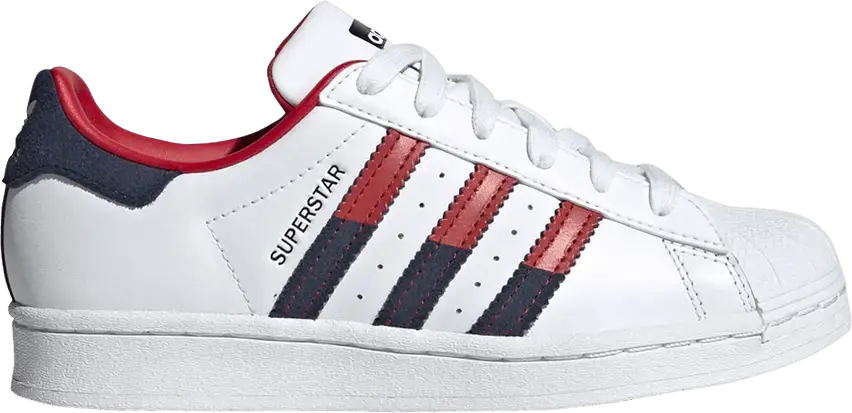  Adidas Superstar J &#039;Color-Pop Stripes&#039;