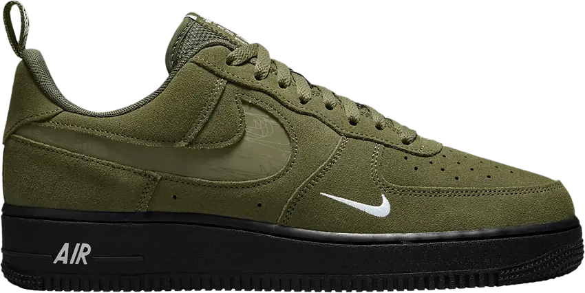  Nike Air Force 1 Low &#039;07 LV8 SE Cargo Khaki White Black