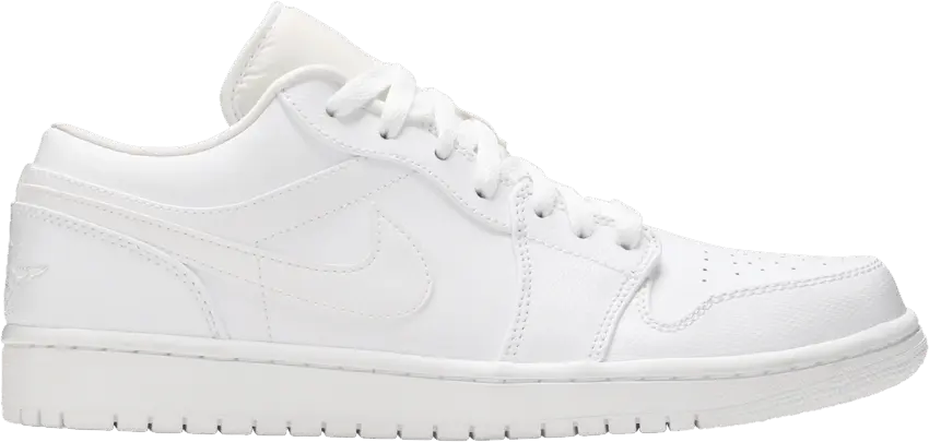  Air Jordan 1 Retro Low &#039;Triple White&#039;