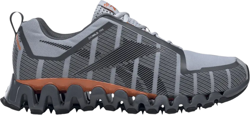 Reebok ZigWild Trail 6 &#039;Pure Grey Smash Orange&#039;