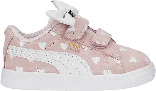  Puma Suede Classic Re-Bow 5 Infant &#039;Hearts - Pearl Pink&#039;
