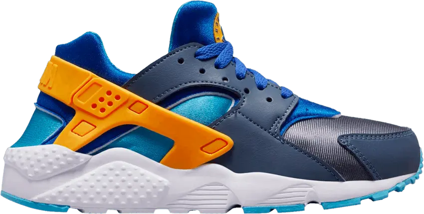  Nike Huarache Run GS &#039;Diffused Blue Laser Orange&#039;