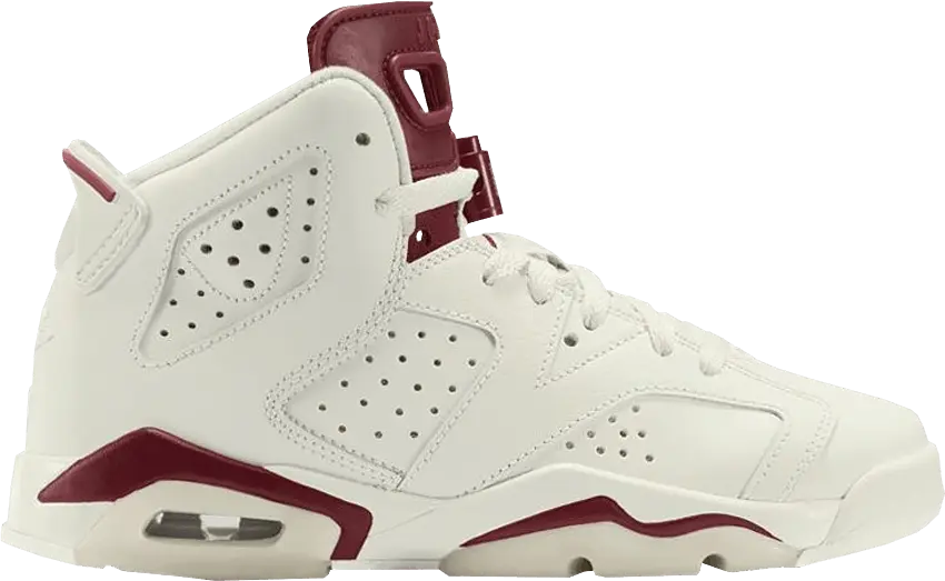  Air Jordan 6 Retro GS &#039;Maroon&#039; 2016 International Release