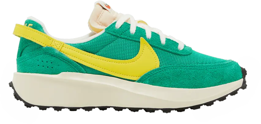  Nike Wmns Waffle Debut Vintage &#039;Stadium Green Opti Yellow&#039;