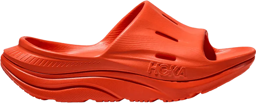  Hoka One One Ora Recovery Slide 3 &#039;Vibrant Orange&#039;