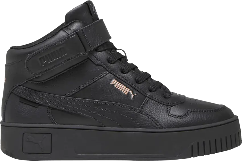  Puma Wmns Carina Street Mid &#039;Black Rose Gold&#039;