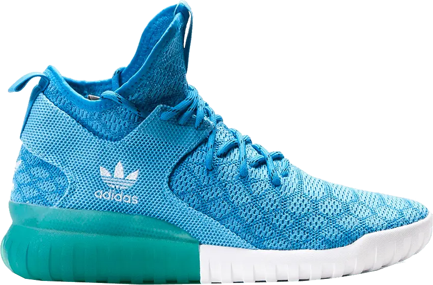  Adidas Tubular X Primeknit &#039;Aqua&#039;