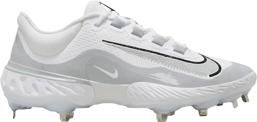 Nike Alpha Huarache Elite 4 Low &#039;White Wolf Grey&#039;