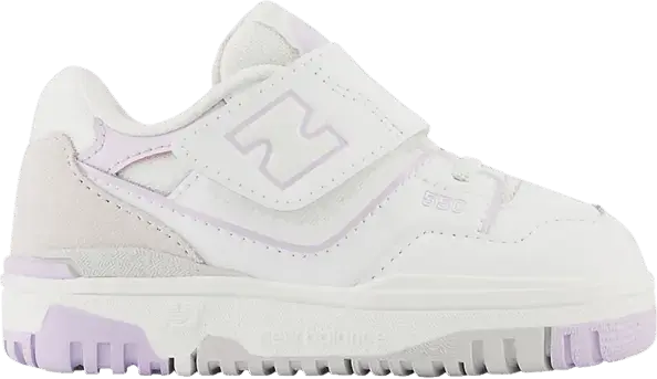  New Balance 550 Bungee Lace Top Strap Toddler &#039;White Thistle&#039;