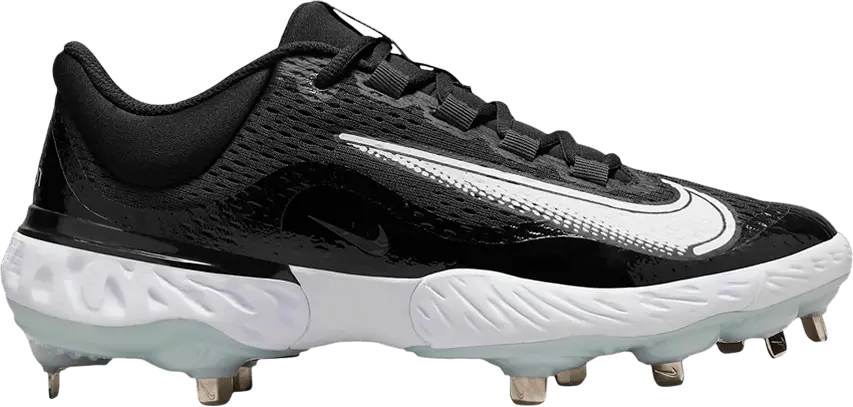  Nike Alpha Huarache Elite 4 Low &#039;Black White&#039;