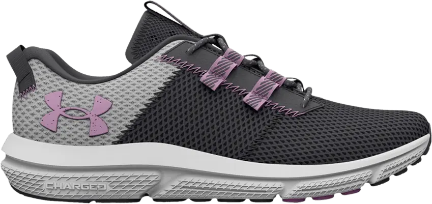  Under Armour Wmns Charged Assert 5050 &#039;Jet Grey Fresh Orchid&#039;