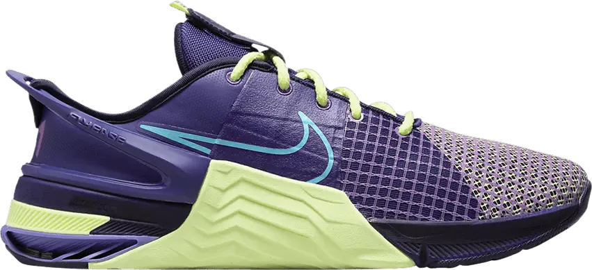  Nike Metcon 8 FlyEase AMP &#039;Court Purple Barely Volt&#039;