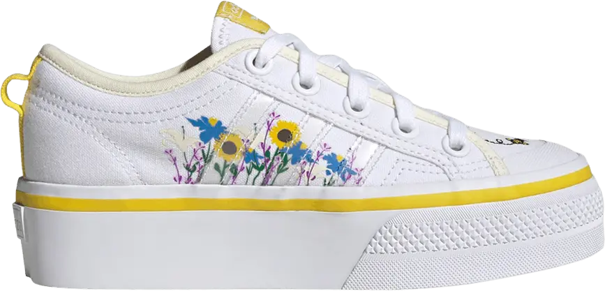  Adidas Nizza Platform Big Kid &#039;Save The Bees&#039;