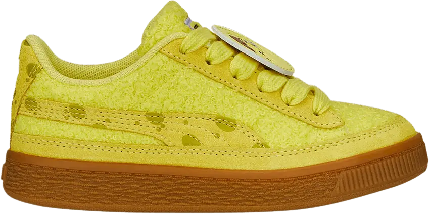  Puma SpongeBob SquarePants x Suede Little Kid &#039;SpongeBob&#039;