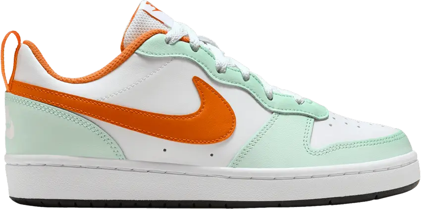  Nike Court Borough Low 2 GS &#039;Mint Foam Safety Orange&#039;