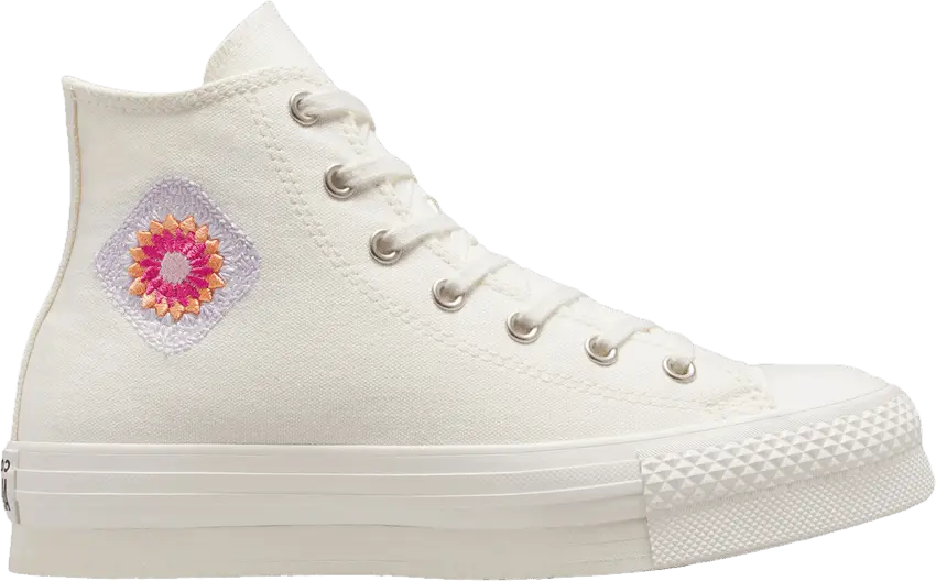  Converse Chuck Taylor All Star EVA Lift Platform High GS &#039;Festival Florals&#039;