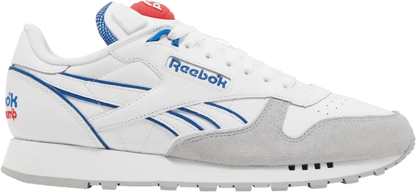  Reebok Classic Leather The Pump White Vector Blue